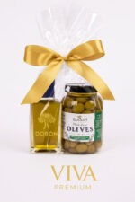 🎁 Doron organický extra panenský olivový olej + zelené olivy Chalkidiki - Obrázek 2