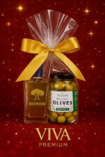 🎁 Doron organický extra panenský olivový olej + zelené olivy Chalkidiki - Obrázek 3