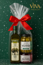 🎁 Sparta Gold extra panenský olivový olej  + Mix oliv černé Kalamata a zelené Chalkidiki - Obrázek 2