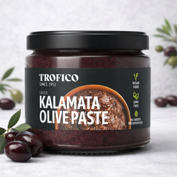 Pasta z černých oliv Kalamata Trofico